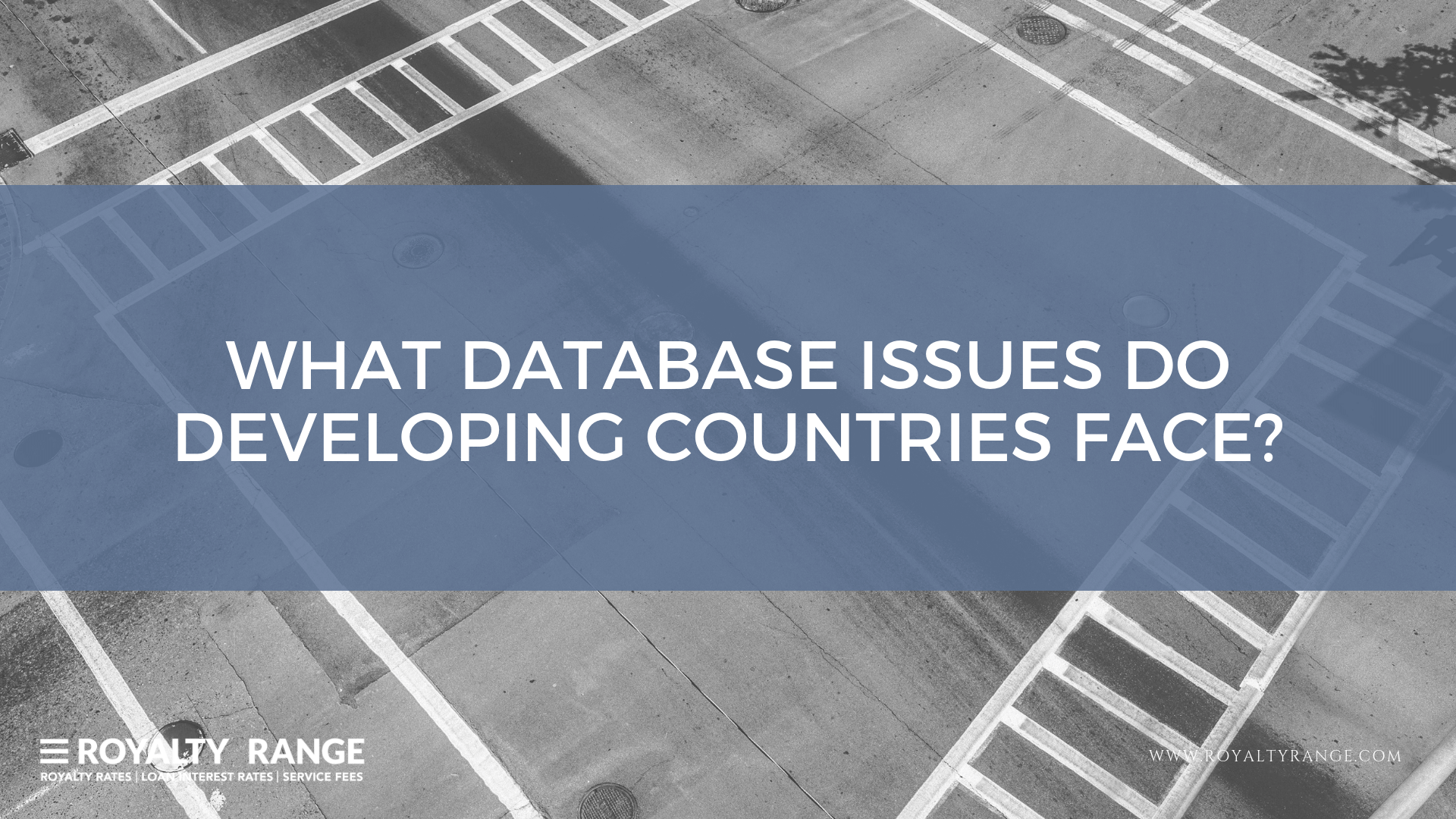What database issues do developing countries face?