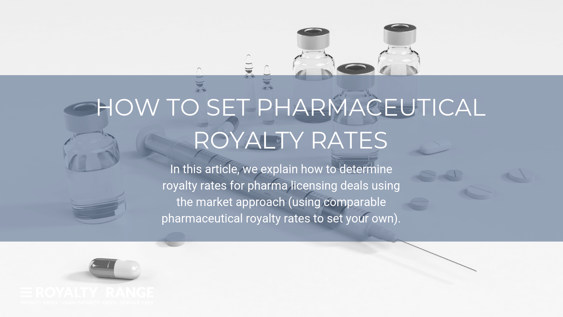 How to set pharmaceutical royalty rates