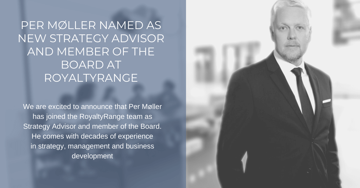 Per Møller named as new Strategy Advisor and member of the Board at RoyaltyRange