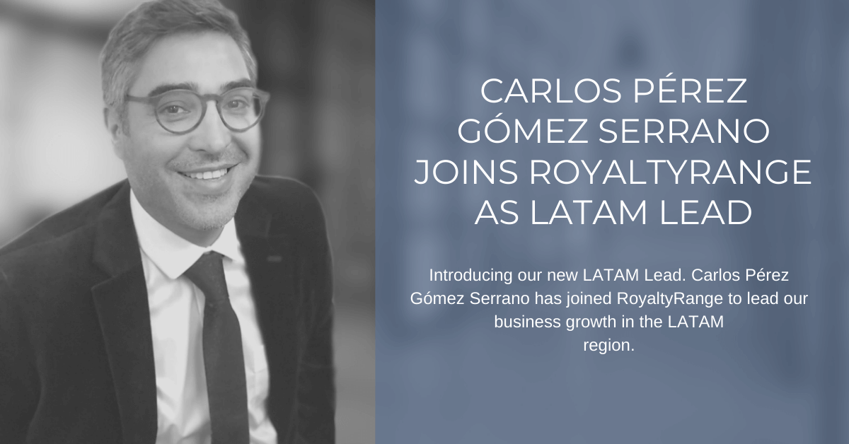 Carlos Pérez Gómez Serrano joins RoyaltyRange as LATAM Lead