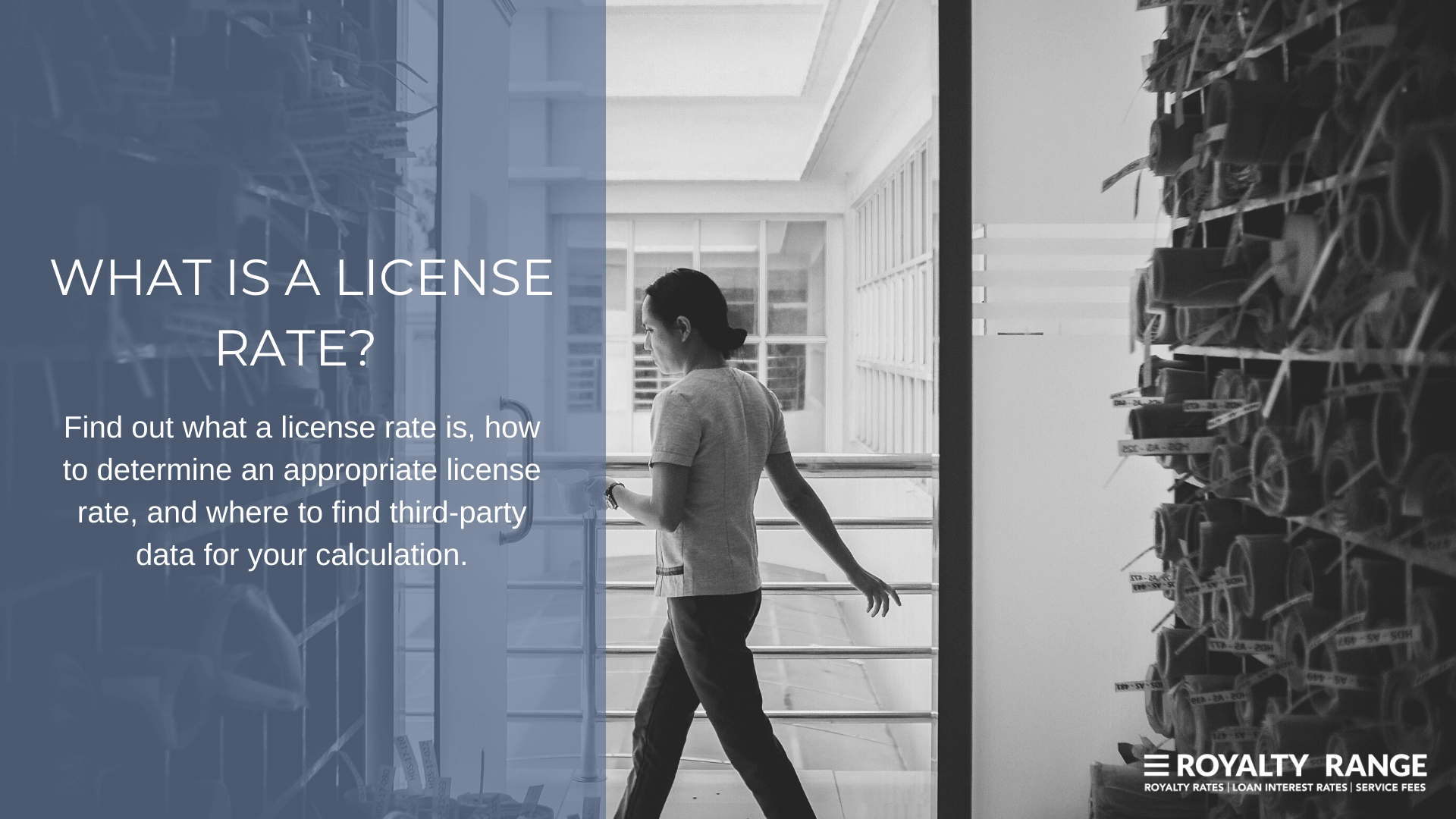 What is a license rate?
