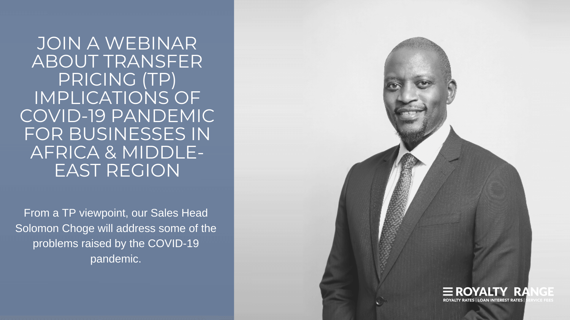 Join a Webinar About Transfer Pricing (TP) Implications of COVID-19 Pandemic for Businesses in Africa & Middle-East Region